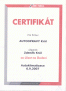 Certifikát Klimatizace